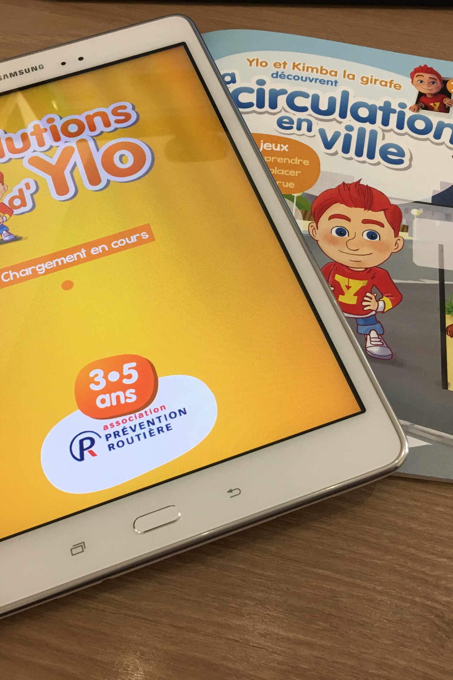 L'application Interactive augmentée Ylo et Kimba pour la Prévention Routière